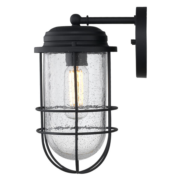 Seaport Natural Black6-Inch One-Light Outdoor Wall Sconce, image 2